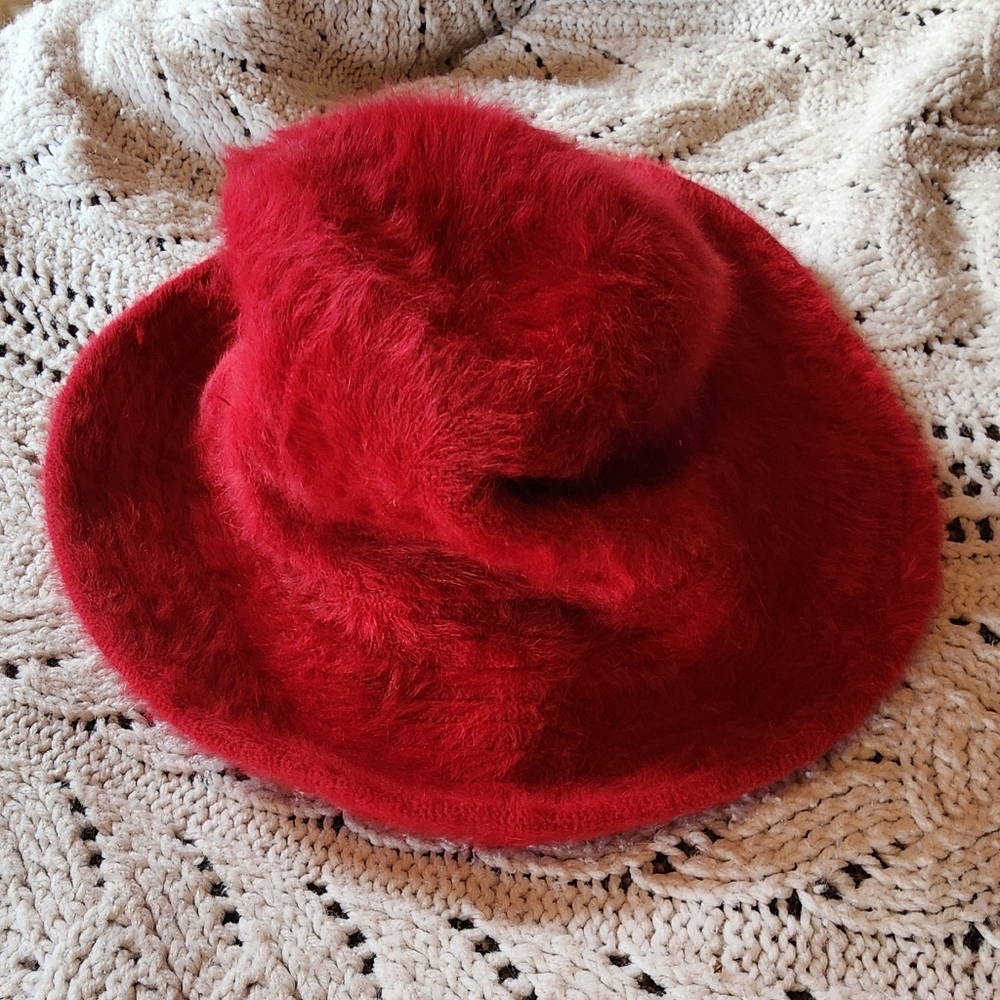 Big Red Fuzzy Hat